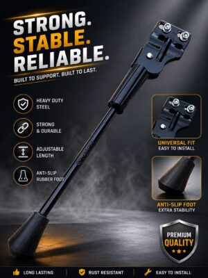 bicycle side stand multiple size adjustable