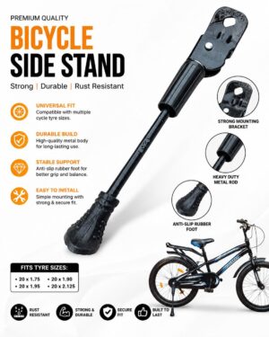 bicycle side stand size for 20t