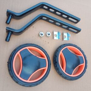Adjustable Bike Training Wheels with Complete Fitting Accessories
