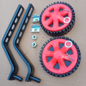 Universal Kids Bike Training Wheel Set with Mounting Hardware